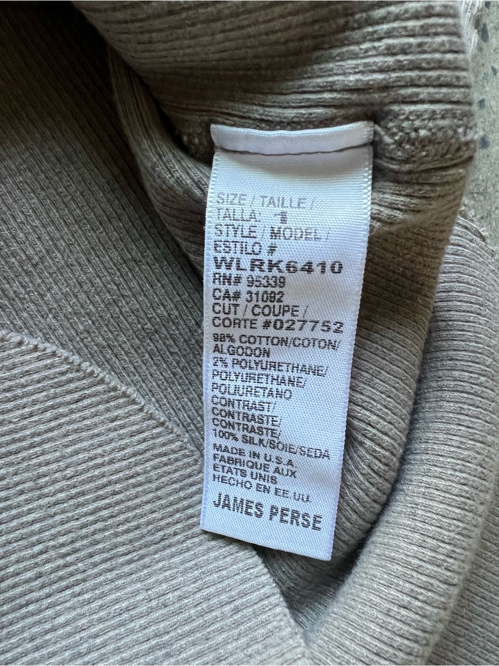 James Perse Silk Trim Ribbed Tank Dress - Like New - Picture 10 of 11